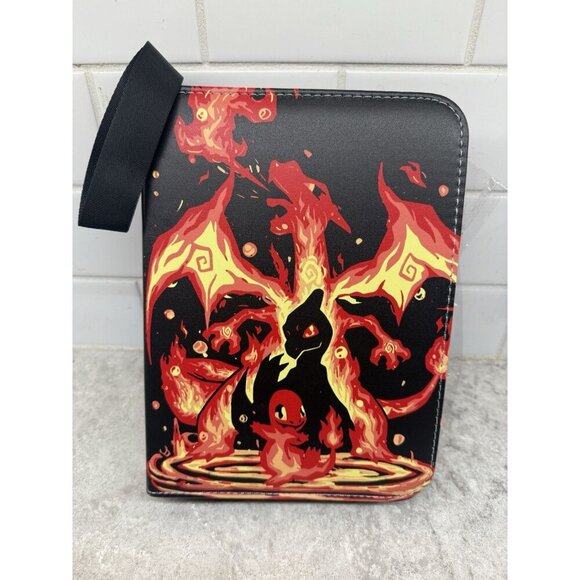 Charizard Card Binder for Pokemon Cards Holder 400 Cards w/ 50 Removable Sleeves - Picture 1 of 3